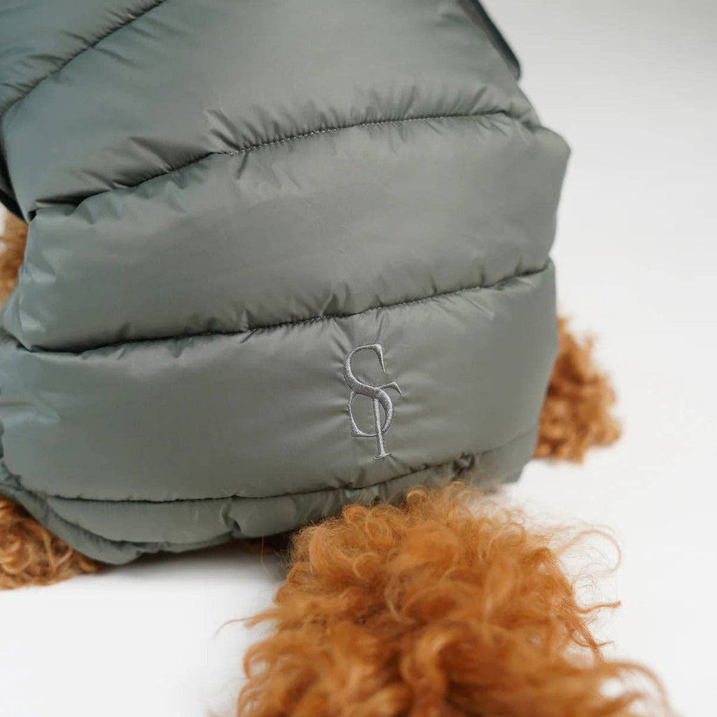 Manteau pour chien Nora | Vert mousse
