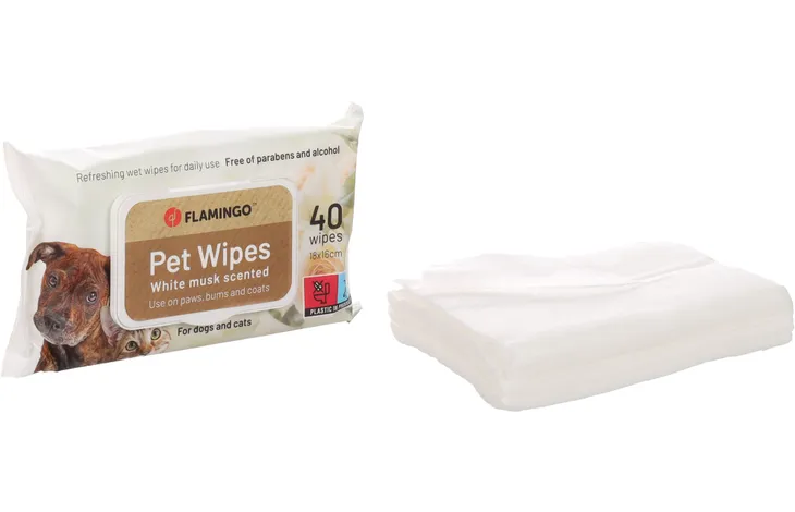 Lingettes Musc Blanc - FLAMINGO