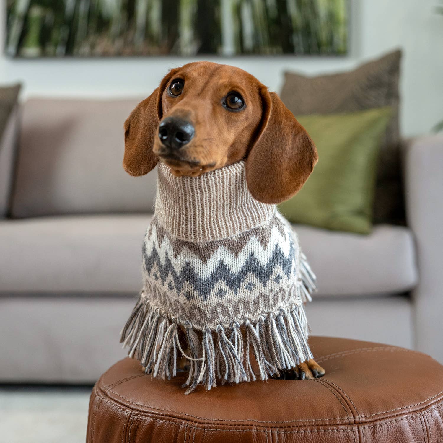 PONCHO Woolly Winter