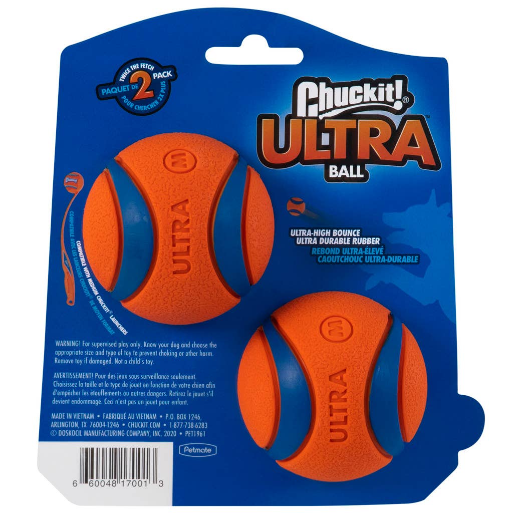 Ultra Ball 6 cm - Lot de 2 - CHUCKIT!