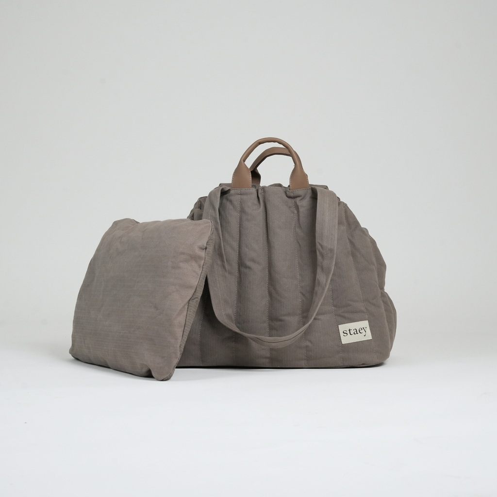 Sac de transport Elva | Taupe - STAEY