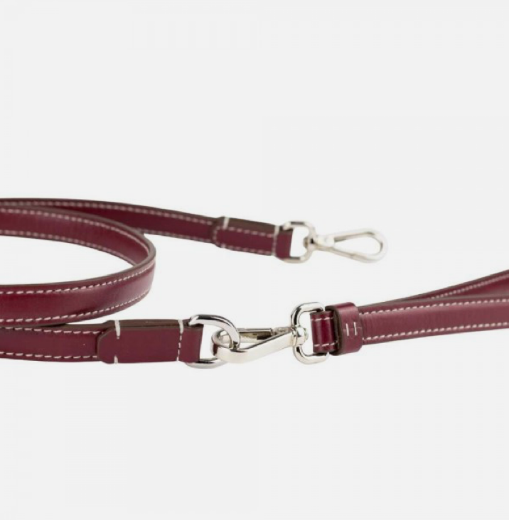 Laisse en cuir Carlotta 2cm