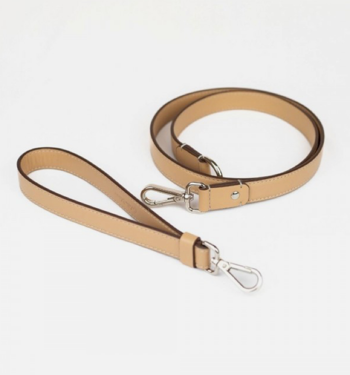 Laisse en cuir Carlotta 2cm