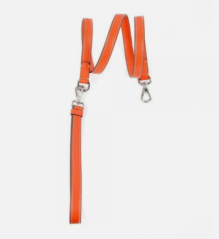 Laisse en cuir Carlotta 2cm