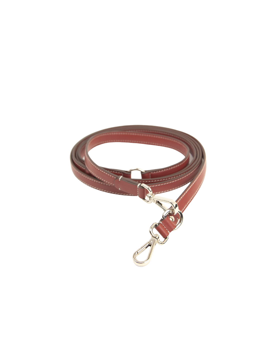 Laisse mains libres en cuir Carlotta 2.3 cm