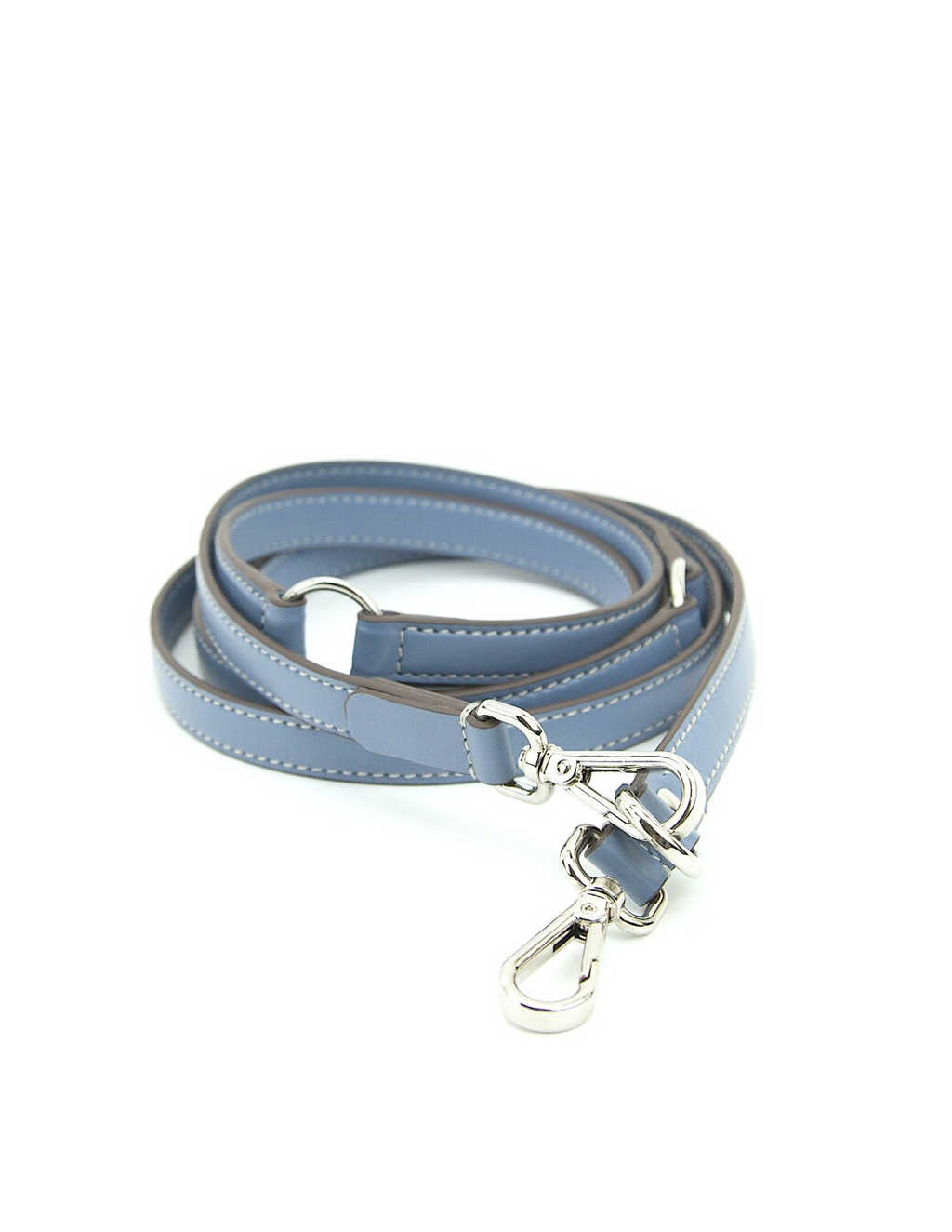 Laisse mains libres en cuir Carlotta 2.3 cm