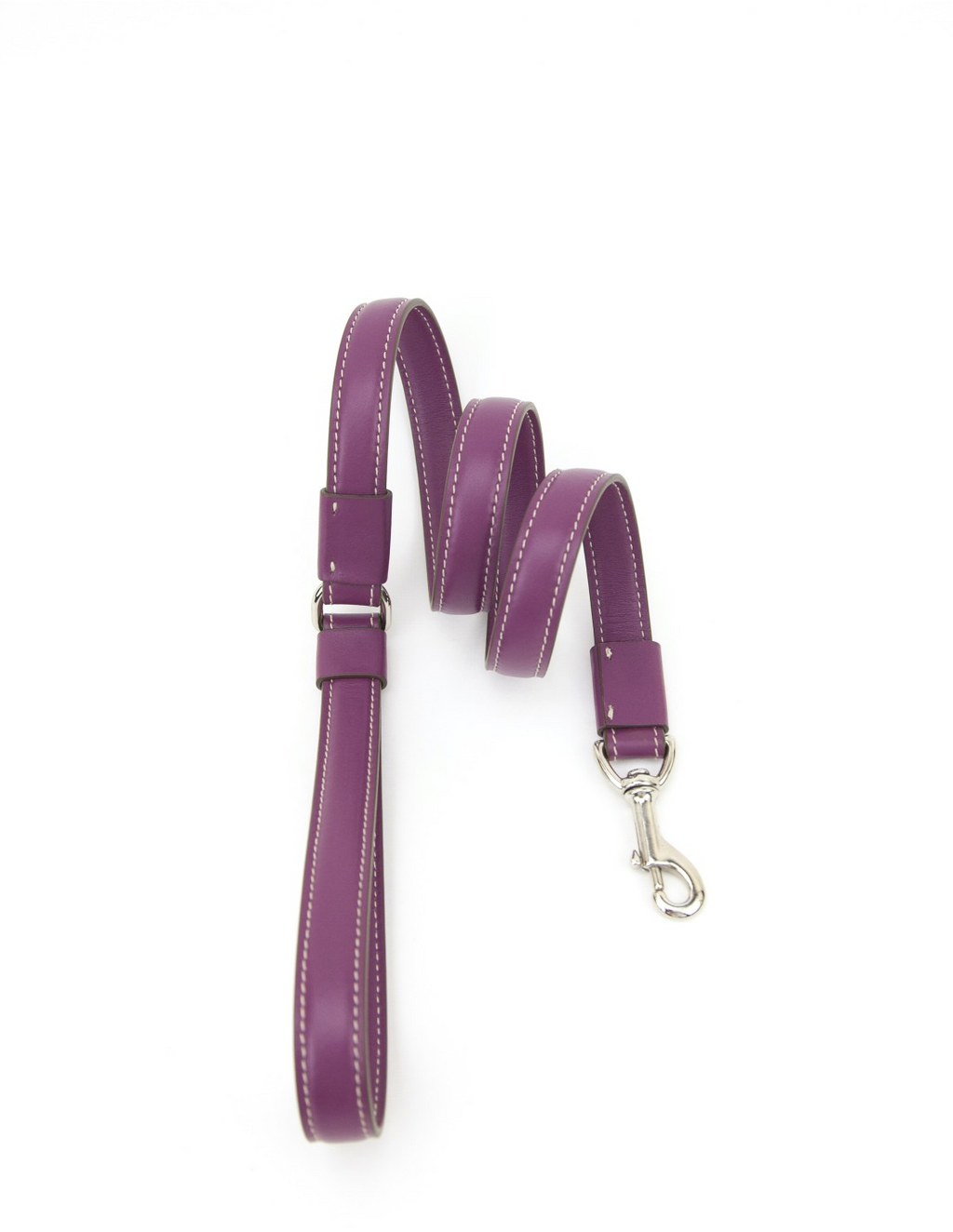 Laisse mains libres en cuir Carlotta 2.3 cm