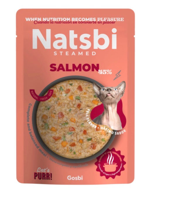 Saumon Vapeur Chat - NATSBI 80g