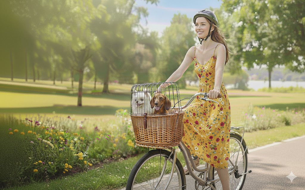 Panier à vélo - FLAMINGO