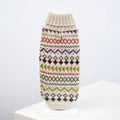 PULL beige à motif tribal