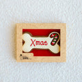 Biscuit de Noël pour chiens - Os de chien en forme de canne à sucre de Noël