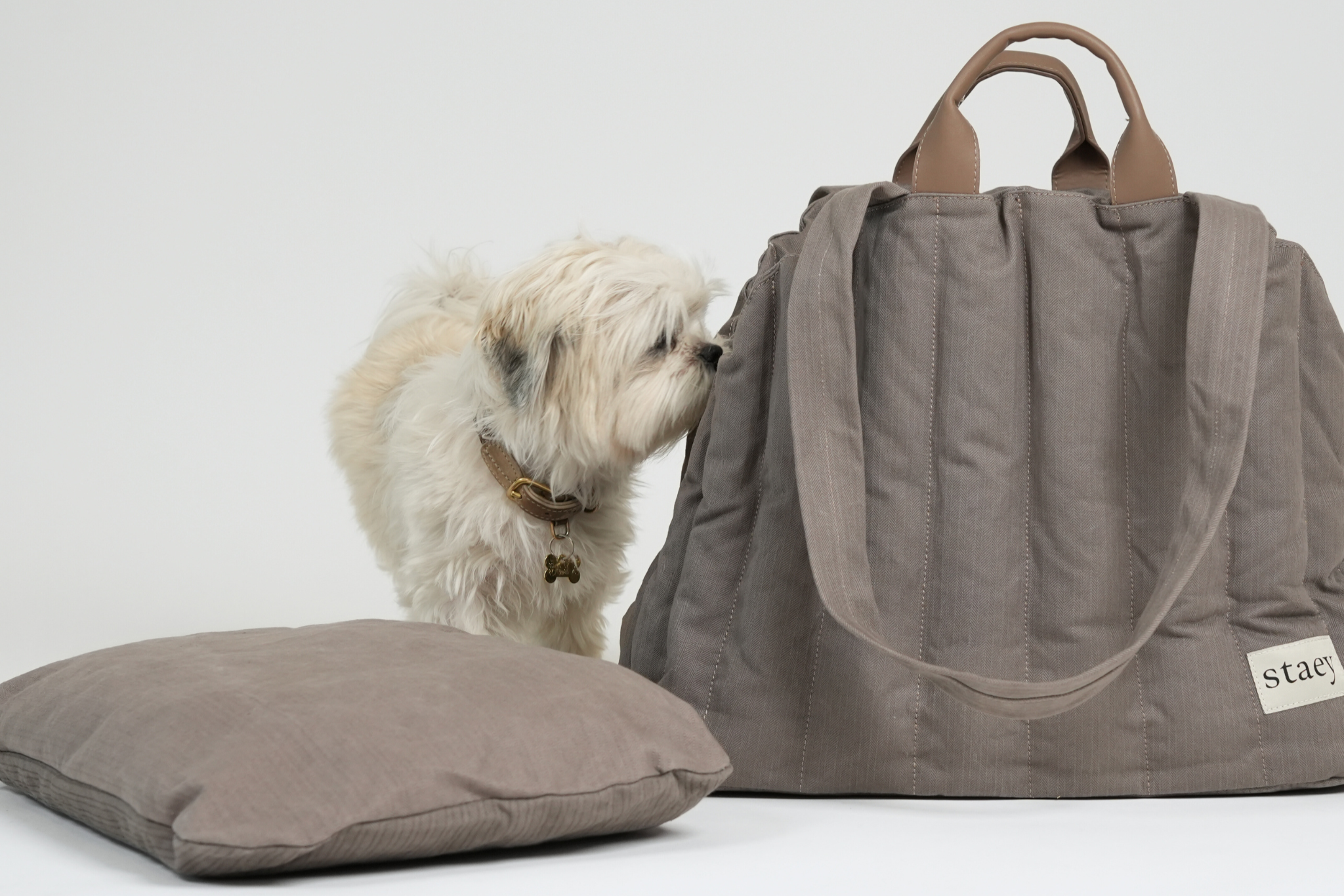 Sac de transport Elva | Taupe - STAEY