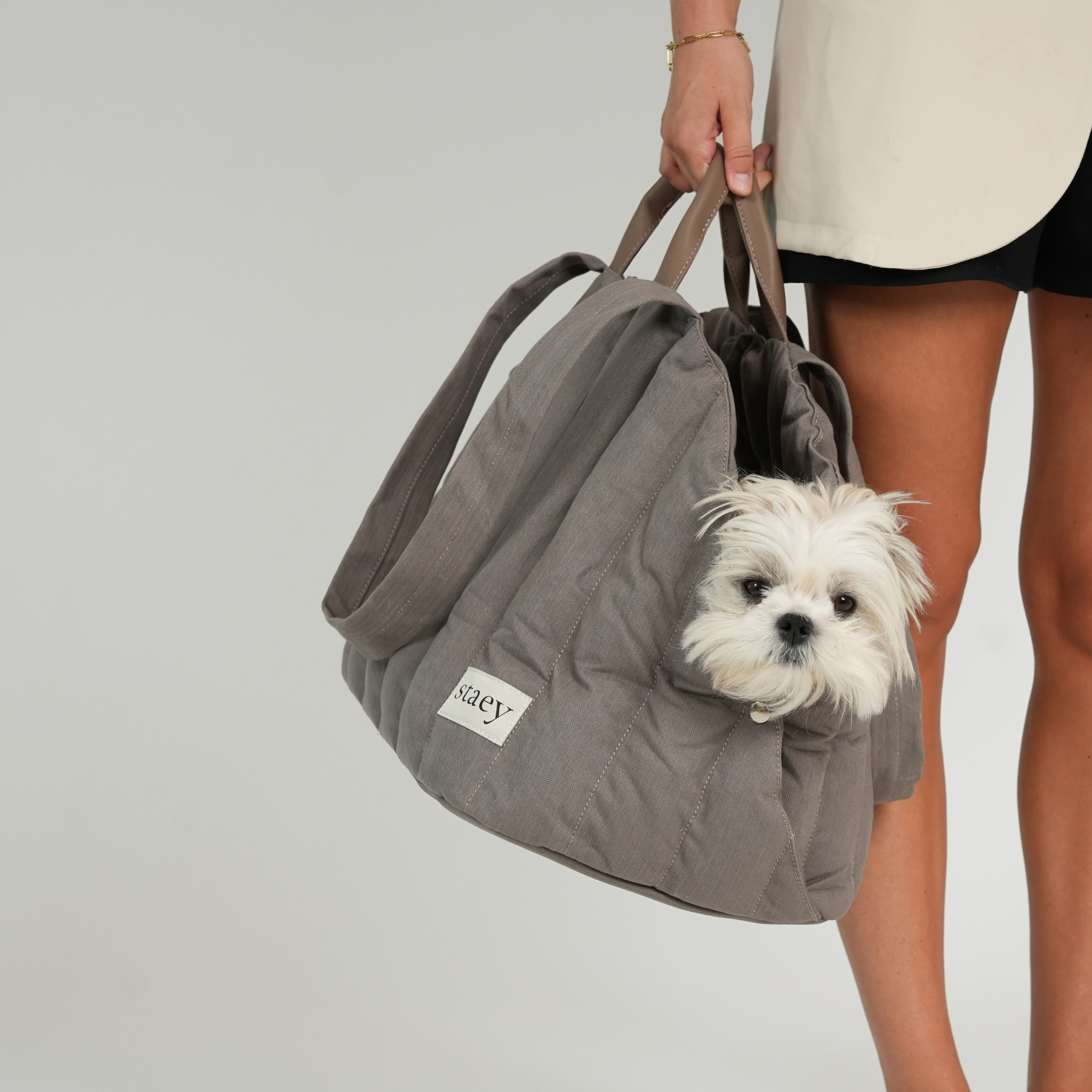 Sac de transport Elva | Taupe - STAEY