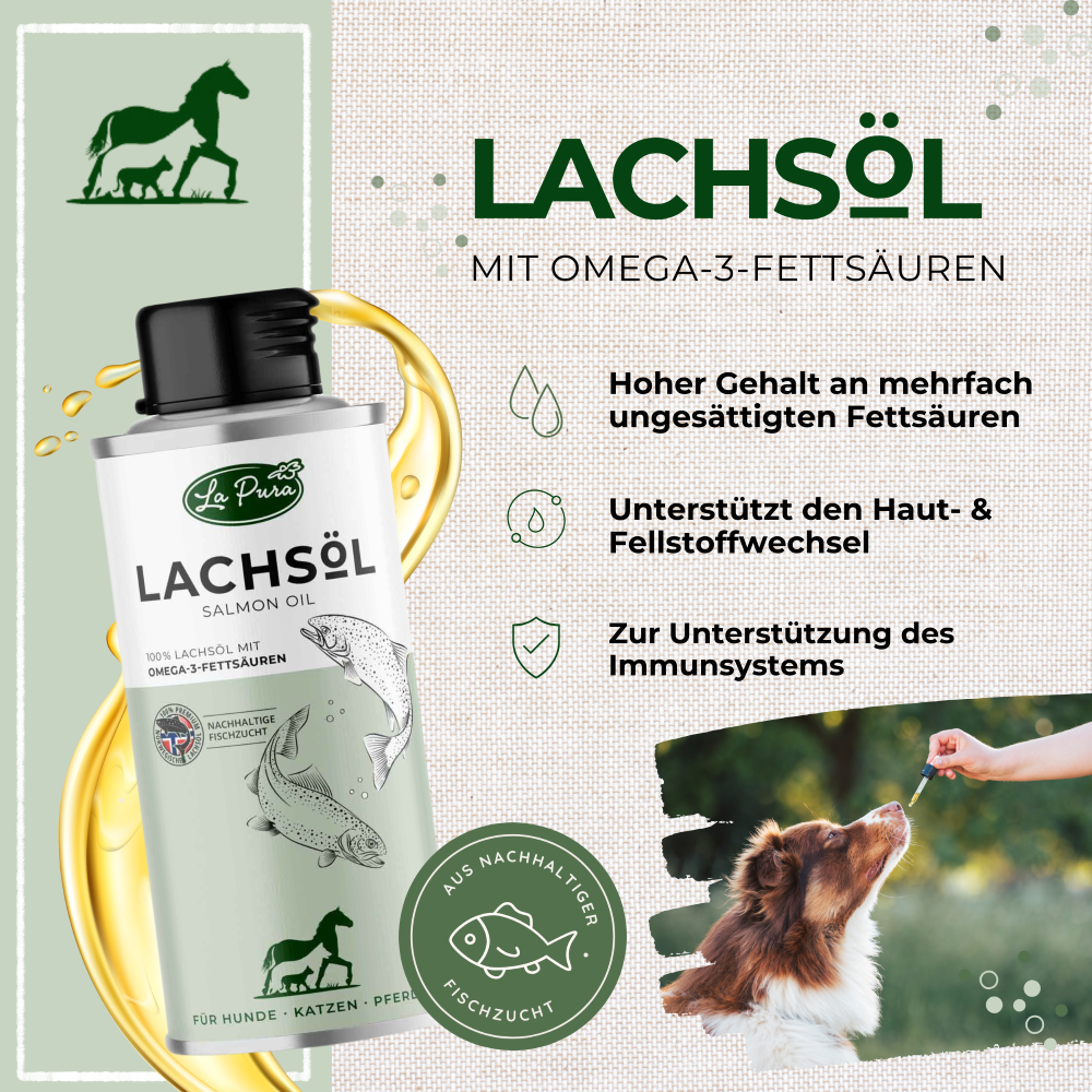 Huile de saumon LaPura 250 ml